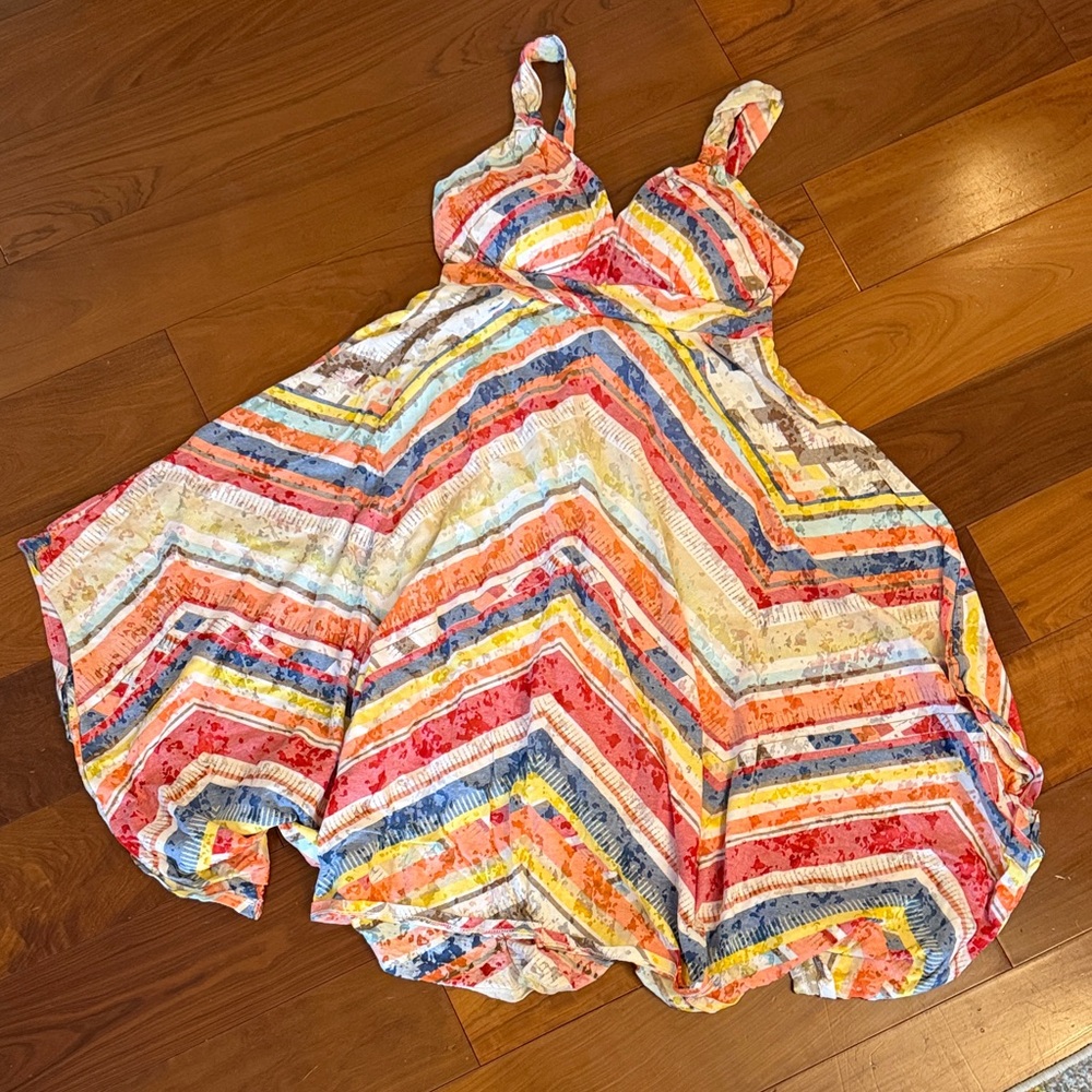 Colorful Striped Sundress